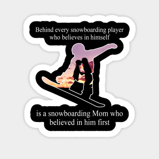 Skiing Snow Mountain Winter Gift Sticker